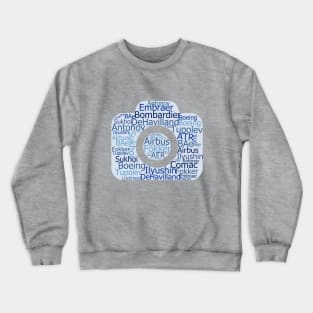 Plane Manufacturers on a Camera | Gift Crewneck Sweatshirt